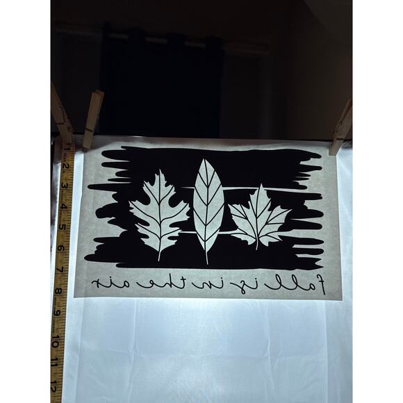 New Heat Transfer For Craft T-Shirt Making Fall is in The Air Great for Gifts - Picture 5 of 5